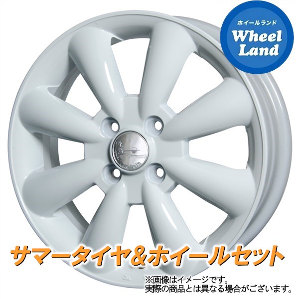 24日 水 まで超ポイントアップ 最大p25倍 165 50r15 ホンダ ライフ Jc系 ターボ車 Hot Stuff 車用品 ララパーム セット Kc 8 ホワイト ファルケン ジークス Ze914f 165 50r15 15インチ サマータイヤ ホイール セット 4本1台分 ホイールランド 店 15インチ 夏セット