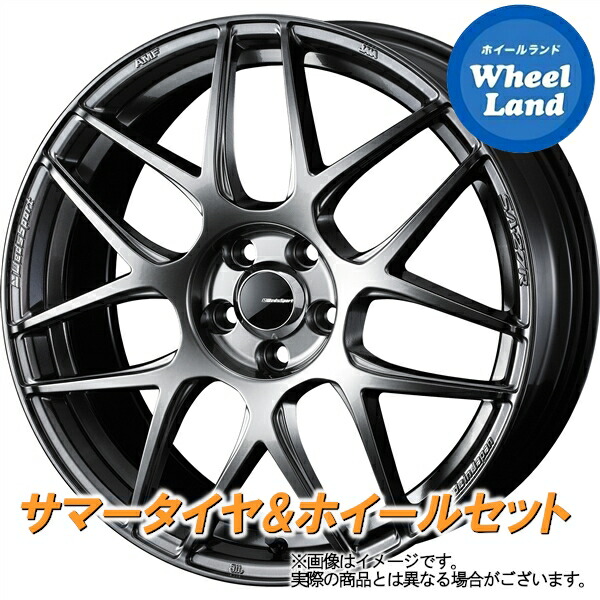 【25日(土)5の付く日限定クーポン!!】【タイヤ交換対象】ニッサン エクストレイル T32系5人乗り WEDS ウェッズスポーツ SA-27R PSB ブリヂストン アレンザ ALENZA001 235/55R18 18インチ サマータイヤ ホイール セット 4本1台分｜ホイールランド 店