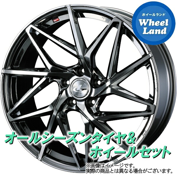 【25日(土)5の付く日限定クーポン!!】【タイヤ交換対象】マツダ CX-5 KE系 WEDS レオニス IT BMC/ミラーカット ヨコハマ ブルーアース 4S AW21 225/55R19 19インチ オールシーズンタイヤ ホイール セット 4本1台分|ホイールランド 店
