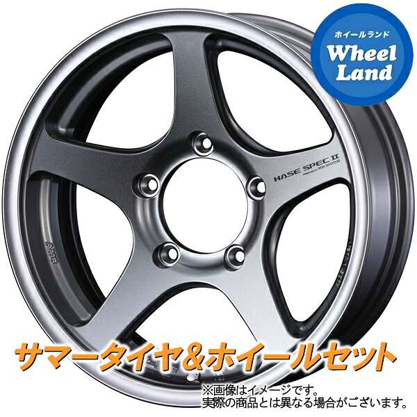 【25日(土)5の付く日限定クーポン!!】【タイヤ交換対象】スズキ ジムニーノマド JC74W ウェッズ HASE SPEC 2 ライトガンメタリック ヨコハマ ジオランダー A/T4 G018 215/65R16 16インチ サマータイヤ&ホイールセット 4本1台分|ホイールランド 店