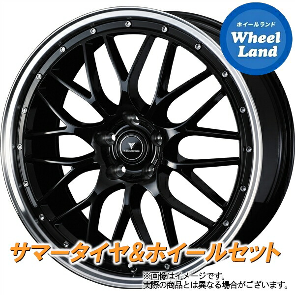 【10日(金)期間限定クーポン!!】【タイヤ交換対象】トヨタ エスティマ HV 10系 WEDS ノヴァリス アセットM1 BK／リムポリッシュ ダンロップ ディレッツァ DZ102 235/35R19 19インチ サマータイヤ ホイール セット 4本1台分