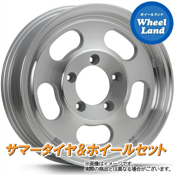 【10日(金)期間限定クーポン!!】【タイヤ交換対象】スズキ ジムニー カスタム MLJ エクストリームJ D:SLOT ポリッシュ トーヨー オープンカントリー RT 185/85R16 16インチ サマータイヤ ホイール セット 4本1台分