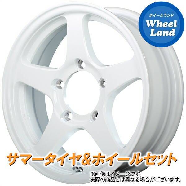 【10日(金)期間限定クーポン!!】【タイヤ交換対象】スズキ ジムニー JB23 4X4エンジニアリング オフパフォーマー RT-5N+2 ナチュラルホワイト２ ヨコハマ ジオランダー CV G058 175/80R16 16インチ サマータイヤ ホイール セット 4本1台分