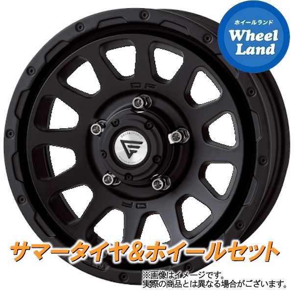 【15日(水)お得なクーポン!!】【タイヤ交換対象】スズキ ジムニー JB64W DELTA FORCE デルタフォース オーバル マットブラック ヨコハマ ジオランダー CV G058 175/80R16 16インチ サマータイヤ ホイール セット 4本1台分