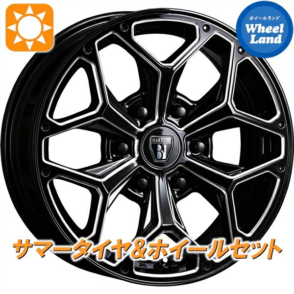 【20日(月)0の付く日限定クーポン!!】【タイヤ交換対象】トヨタ ハイエース 全グレード クリムソン バルベロ S-HEX ブラックサイドマシニング トーヨー トーヨー H30 215/60R17 17インチ サマータイヤ&ホイールセット 4本1台分