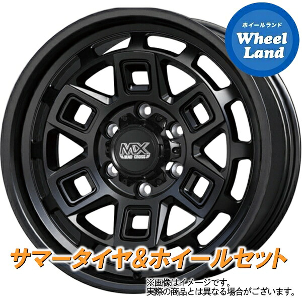 【25日(土)5の付く日限定クーポン!!】【タイヤ交換対象】スズキ ジムニーシエラ JB74W ホットスタッフ マッドクロス アイヴァー マットBK ダンロップ グラントレック PT5 215/65R16 16インチ サマータイヤ&ホイールセット 4本1台分｜ホイールランド 店