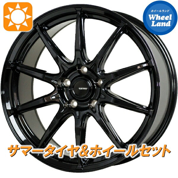 【10日(金)期間限定クーポン!!】【タイヤ交換対象】ミツビシ アウトランダーPHEV GG2W ホットスタッフ Gスピード G-05 メタリックブラック トーヨー トランパス mp7 215/70R16 16インチ サマータイヤ&ホイールセット 4本1台分