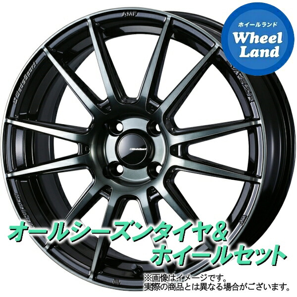 【10日(金)期間限定クーポン!!】【タイヤ交換対象】スズキ バレーノ WB42S WEDS ウェッズスポーツ SA-62R WBC ヨコハマ ブルーアース 4S AW21 175/65R15 15インチ オールシーズンタイヤ&ホイールセット 4本1台分