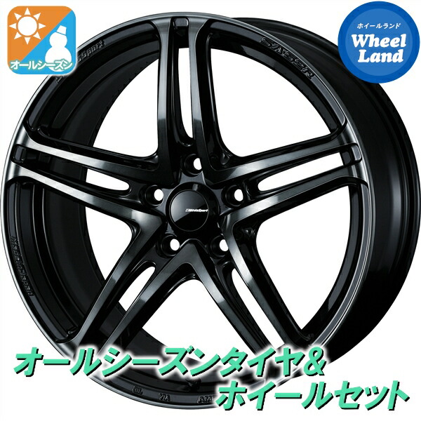 【10日(金)期間限定クーポン!!】【タイヤ交換対象】スズキ バレーノ WB42S ウェッズスポーツ SA-52R WBC ヨコハマ ブルーアース 4S AW21 175/65R15 15インチ オールシーズンタイヤ&ホイールセット 4本1台分