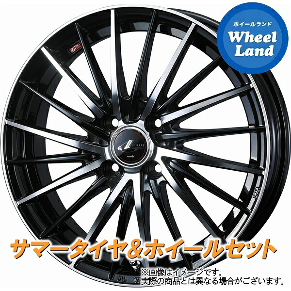 【25日(土)5の付く日限定クーポン!!】【タイヤ交換対象】トヨタ カローラ アクシオ 140系 WEDS レオニス FR PBMC ヨコハマ ブルーアース RV RV-03 215/45R17 17インチ サマータイヤ&ホイールセット 4本1台分|ホイールランド 店