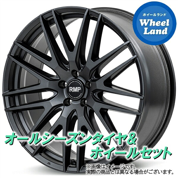 【25日(土)5の付く日限定クーポン!!】【タイヤ交換対象】マツダ CX-5 KE系 MID RMP 029F セミグロスガンメタ ヨコハマ ブルーアース 4S AW21 225/55R19 19インチ サマータイヤ&ホイールセット 4本1台分|ホイールランド 店