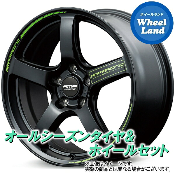 【10日(金)期間限定クーポン!!】【タイヤ交換対象】トヨタ RAV4 30系 MID RMPレーシング R50 TYPE S セミグロスBK ヨコハマ ブルーアース 4S AW21 235/55R18 18インチ サマータイヤ&ホイールセット 4本1台分