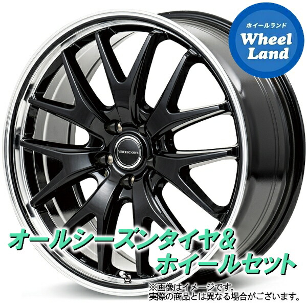 【10日(金)期間限定クーポン!!】【タイヤ交換対象】ミツビシ アウトランダーPHEV GN系 MID ヴァーテックワン EXE7 グロスBK/ラインPO ヨコハマ ジオランダー CV4S G061 235/60R18 18インチ サマータイヤ&ホイールセット 4本1台分