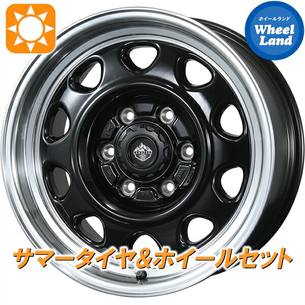 【15日(水)お得なクーポン!!】【タイヤ交換対象】ランドクルーザー プラド 150系TZ,TZ-G除く トピー ランドフット SWZ グロスBK/リムPO トーヨー オープンカントリー AT3 265/65R17 17インチ サマータイヤ&ホイールセット 4本1台分