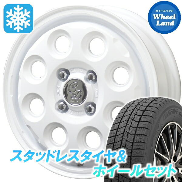 【25日(土)5の付く日限定クーポン!!】【タイヤ交換対象】スズキ パレット ＳＷ MK21S KYOHO カワイイ　デコル ネイチャー マットホワイト トーヨー オブザーブ GIZ3 165/55R14 14インチ スタッドレスタイヤ&ホイールセット 4本1台分｜ホイールランド 店