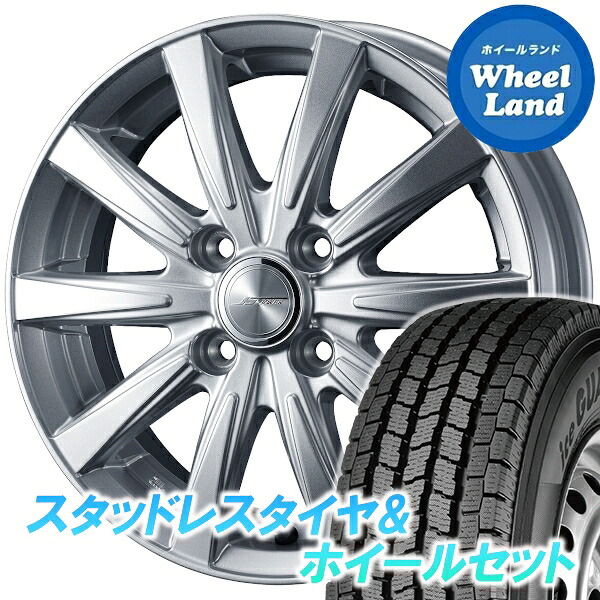 【10日(金)期間限定クーポン!!】【タイヤ交換対象】 WEDS ジョーカー スピリッツ シルバー ヨコハマ アイスガード iG91 155/80R14 14インチ スタッドレスタイヤ&ホイールセット 4本1台分