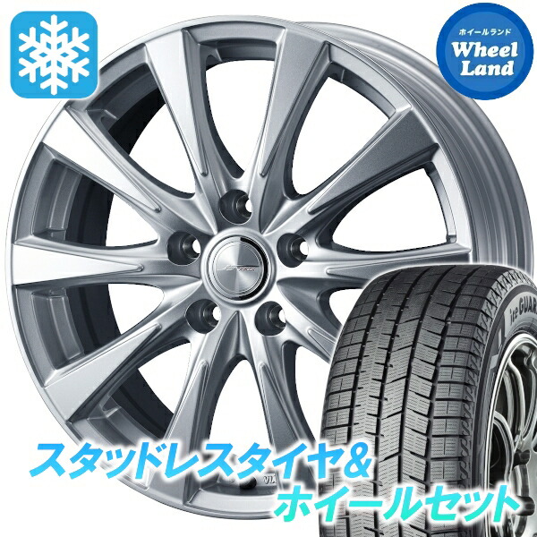 【25日(土)5の付く日限定クーポン!!】【タイヤ交換対象】スバル フォレスター SL系 ウェッズ ジョーカー スピリッツ シルバー ヨコハマ アイスガード 8 IG80 225/55R18 18インチ スタッドレスタイヤ&ホイールセット 4本1台分|ホイールランド 店