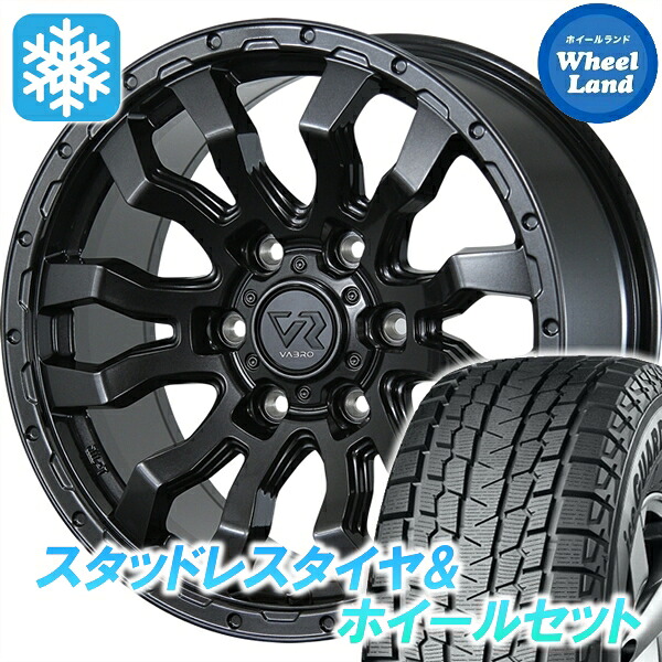 【25日(土)5の付く日限定クーポン!!】【タイヤ交換対象】トヨタ ランクル250 GX除く トピー ヴァブロ RR-01 ガンメタ ヨコハマ アイスガード SUV G075 265/70R18 18インチ スタッドレスタイヤ&ホイールセット 4本1台分|ホイールランド 店