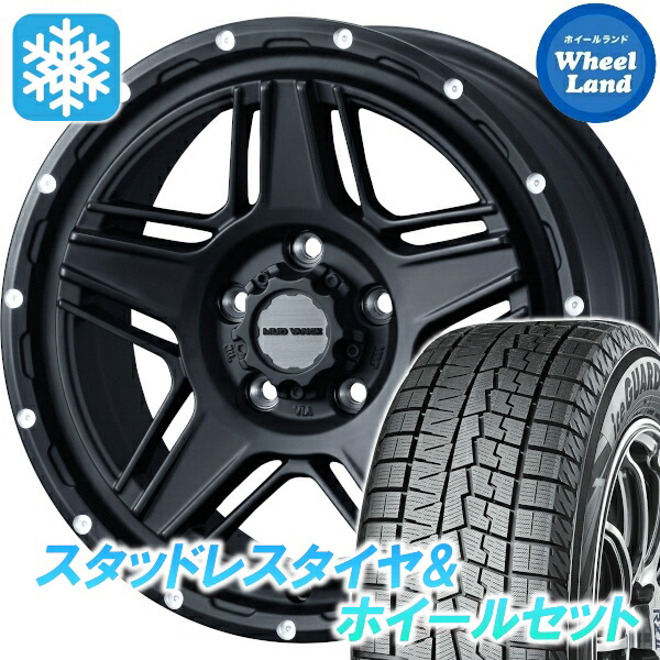 【10日(金)期間限定クーポン!!】【タイヤ交換対象】トヨタ RAV4 50系PHV ウェッズ マッドヴァンス 07 フルマットBK ヨコハマ アイスガード 7 IG70 225/65R17 17インチ スタッドレスタイヤ&ホイールセット 4本1台分