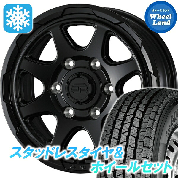 【25日(土)5の付く日限定クーポン!!】【タイヤ交換対象】トヨタ ハイエース 全グレード ウェッズ スタットベルク セミマットBK ヨコハマ アイスガード iG91 195/80R15 15インチ スタッドレスタイヤ&ホイールセット 4本1台分｜ホイールランド 店