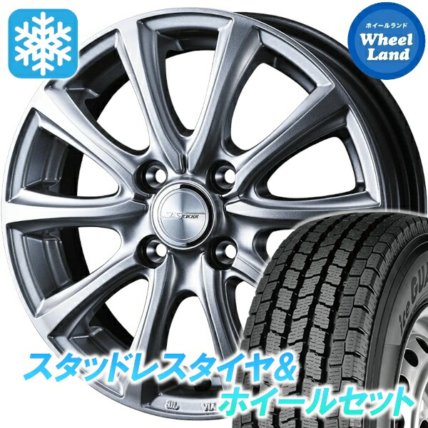【10日(金)期間限定クーポン!!】【タイヤ交換対象】 ウェッズ ジョーカー スマッシュ Mシルバー ヨコハマ アイスガード iG91 155/80R14 14インチ スタッドレスタイヤ&ホイールセット 4本1台分