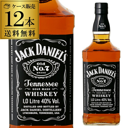 楽天市場】ジャック ダニエル ブラック 40度 1,000ml 正規品 6本販売