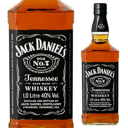 ジャックダニエル　ブラック　正規　40度　1L(1000ml)[ウイスキー][ウィスキー][長S]