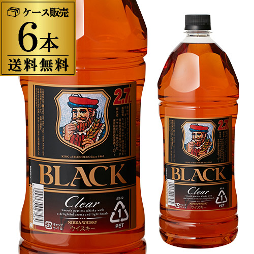 ブラックニッカ4L 4本 クリア ウイスキー ブラックニッカクリア ペットボトル 4L 4本/ケース | お酒の総合