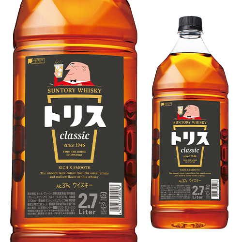 トリスクラシック 1800ml 6本 1ケース サントリー トリス〈クラシック〉 1800ml×6本 | ミニストップ