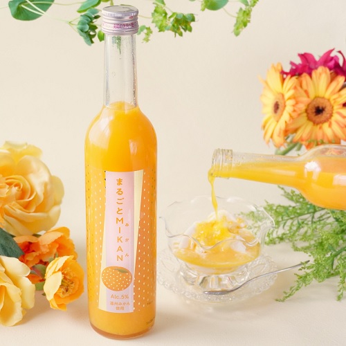リキュール 驚異の果汁率87％！ まるごとMIKAN みかん 500ml 長S【送料無料】父の日 お中元