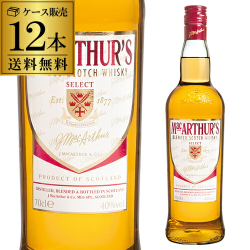 ウイスキー インバーハウス マッカーサーズ 700ml 40度 12本 長S【送料無料】お中元