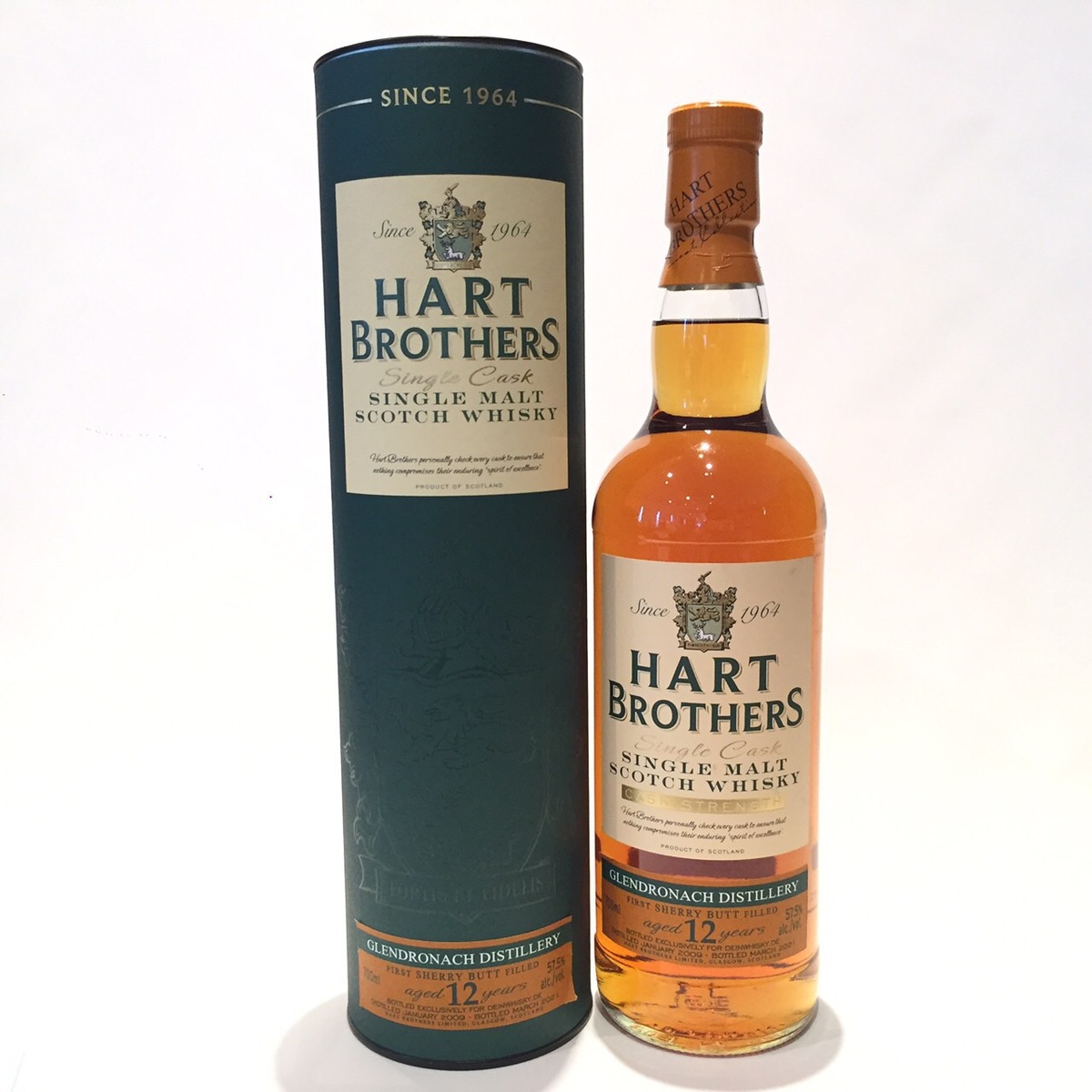グレンドロナック Glendronach Hart Brothers Limited Single Cask bottled for Deinwhisky.de 2009 - 2021 12 Years old 57.5% alc./vol. / 700ml First Fill Sherry Butt matured｜WHISKY SHOP