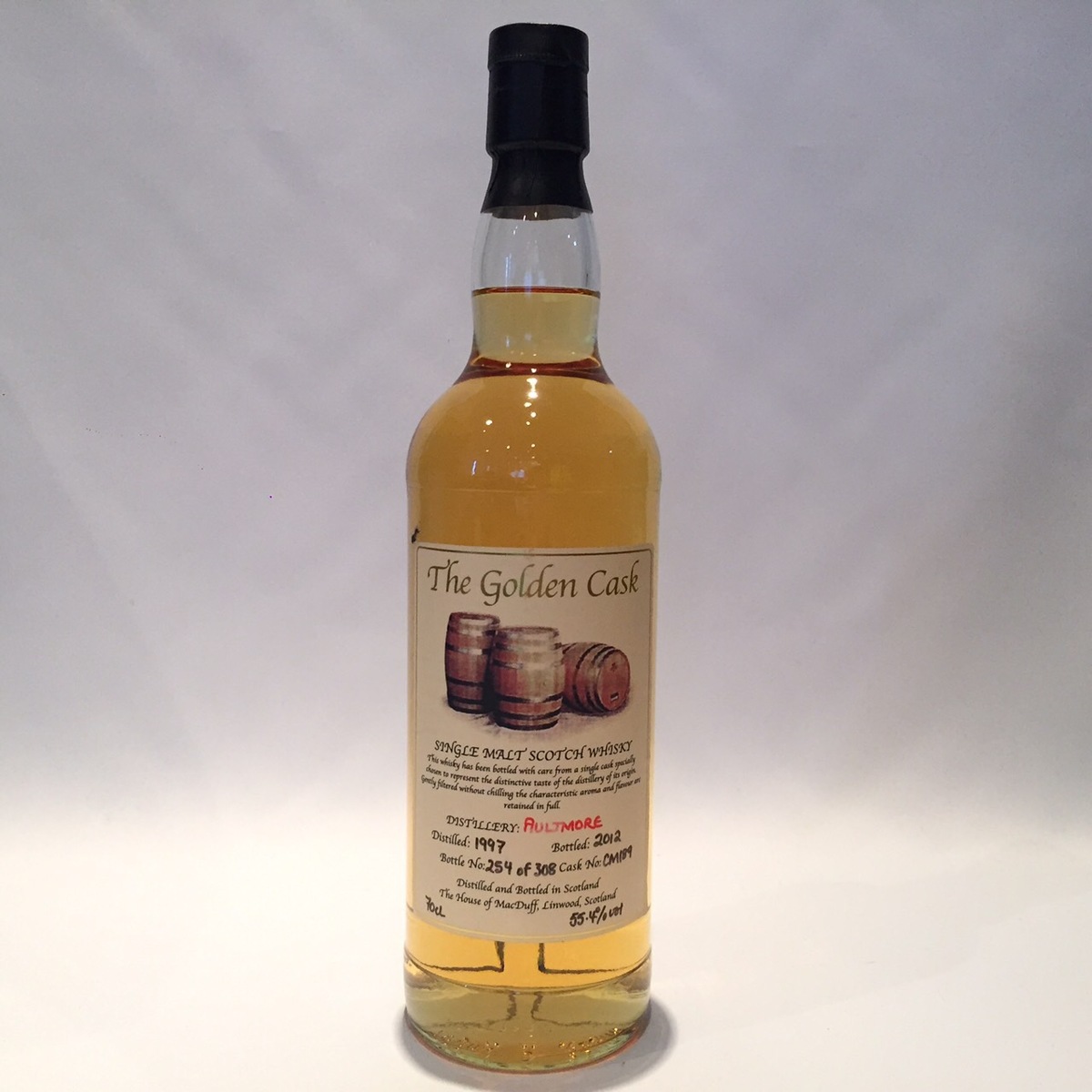 オルトモア Aultmore The House of MacDuff The Golden Cask 1997-2012 55.4% vol/ 70cl｜WHISKY SHOP