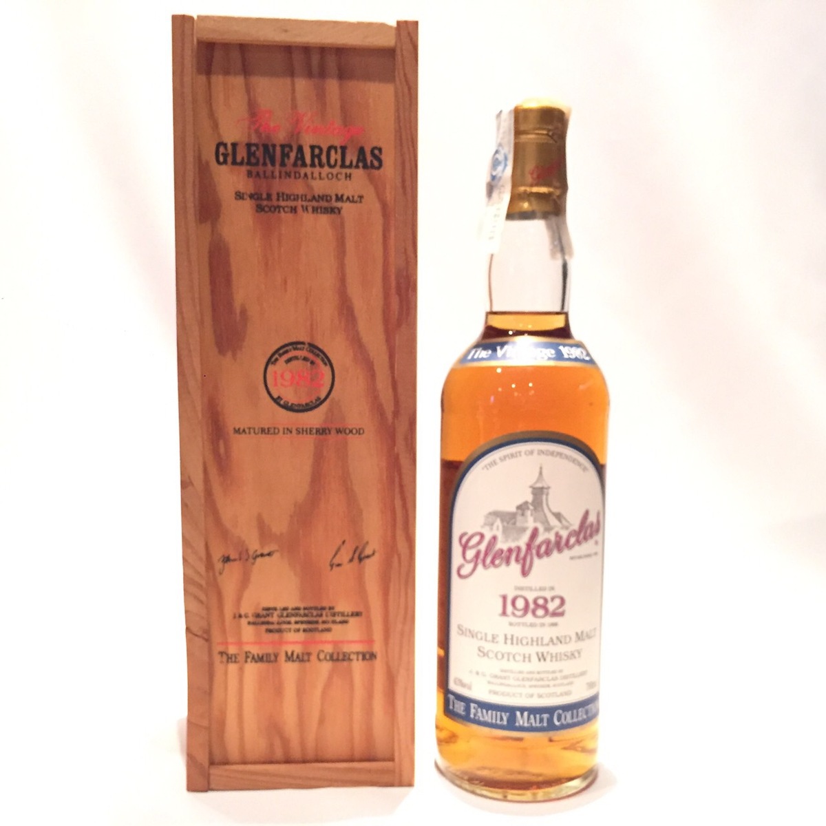 グレンファークラスGlenfarclasOriginal BottlingThe Vintage 1982The Family Malt Collection198243%vol 700mlSherry Wood matured