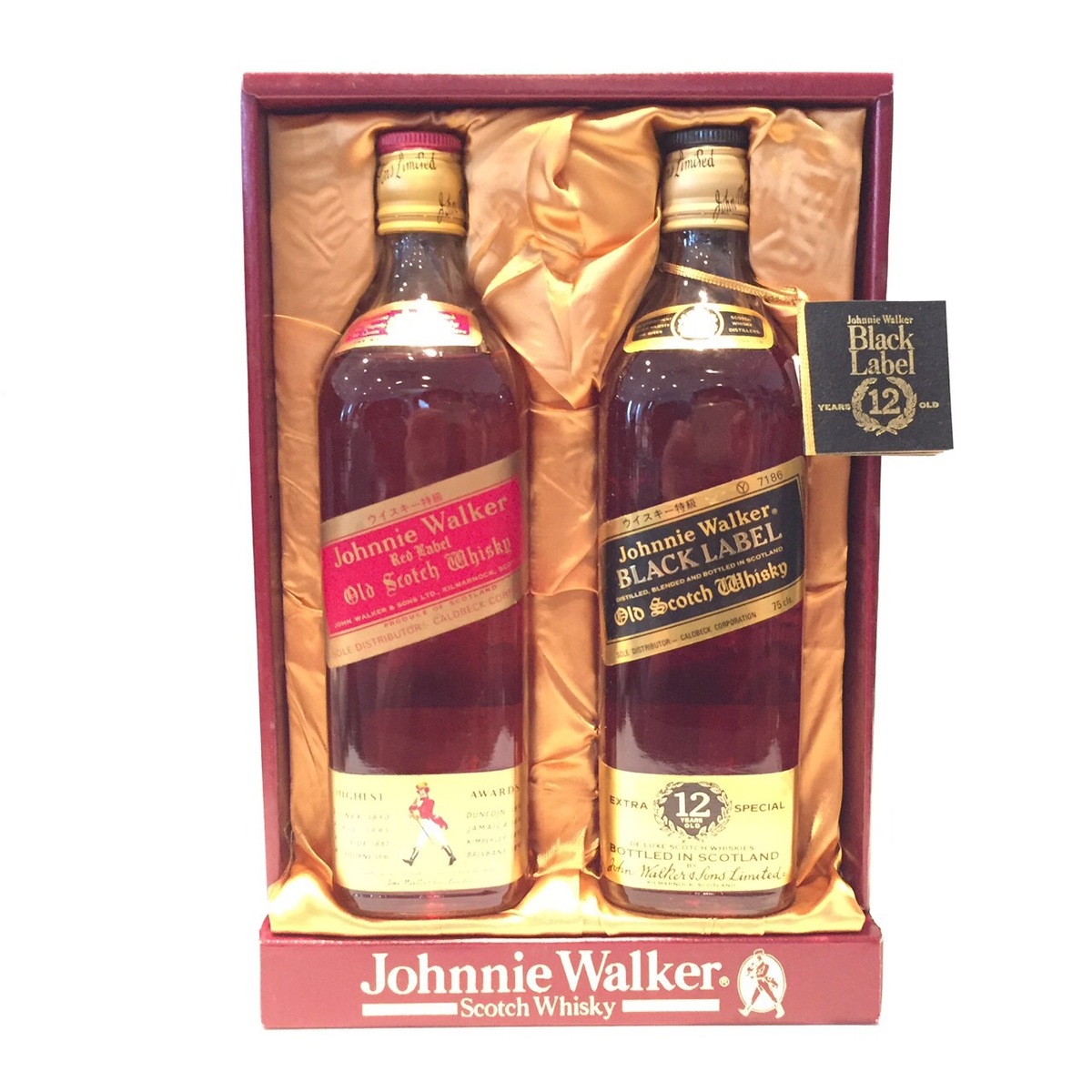 ジョニーウォーカー ギフトセットJohnnie WalkerBlack Label Red Label43％ 750ml 格安販売の