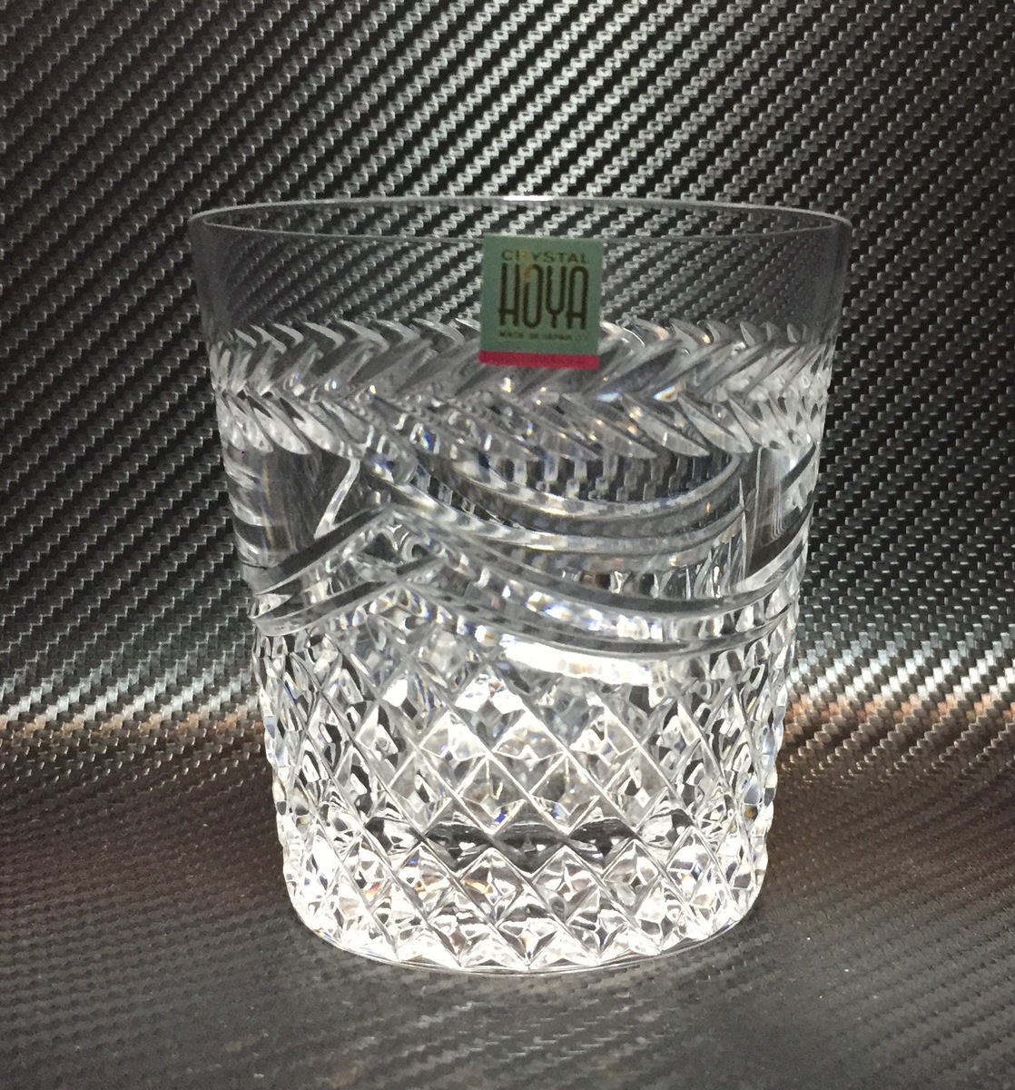 ホヤクリスタル ストロベリーカット入りロックグラスHOYA Crystal WHISKY SHOP 新品 HOYA ホーヤ クリスタル ロックグラス