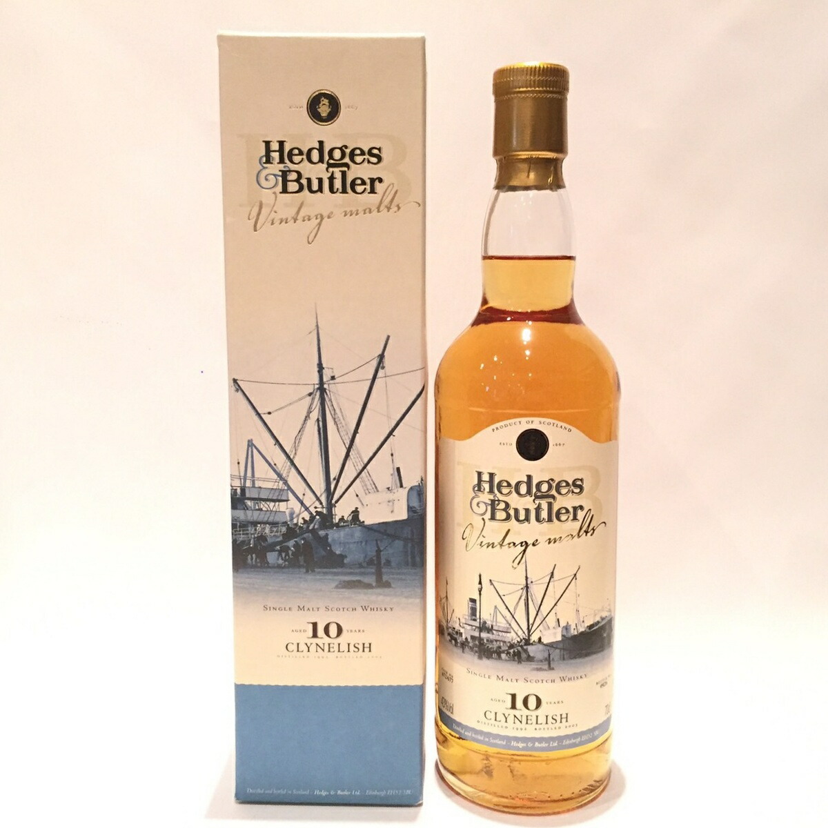 クライヌリッシュClynelishHedges Butler Ltd.Vintage Malts1992 - 200310 Years old43%Vol 70clCask 672 677