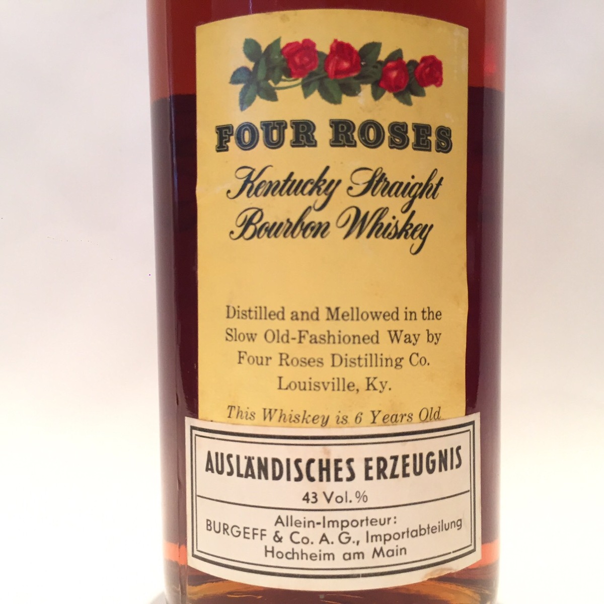 フォアローゼズfour Roses6 0 7l Old43 Years Vol フォアローゼズfour Roses6 0 7l Old43 Years Vol