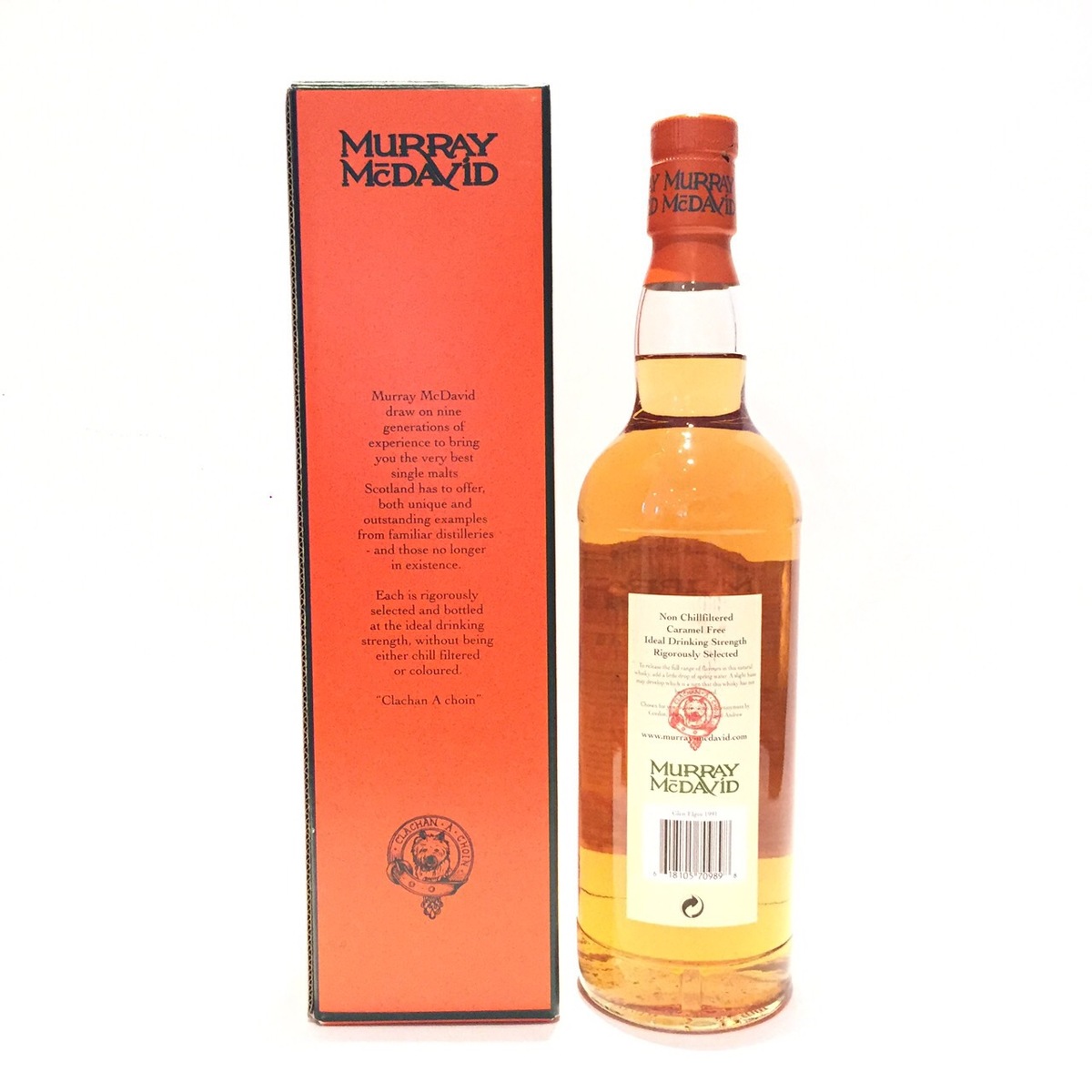 業界No.1 グレンエルギンGlen ElginMurray McDavid1991 - 200412 Years46%Alc. Vol.  700mlRefill Sherry Cask fucoa.cl