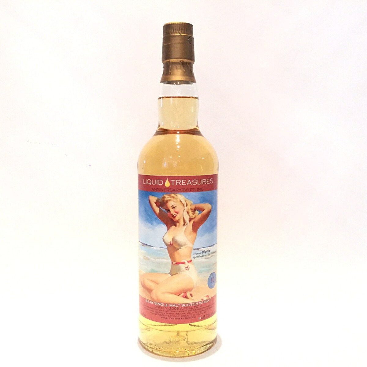リキッドトレジャーLiquid TreasureseSpirits special edition2008 - 201910 Years58.7%alc/vol. / 70clOne of 171Bourbon Barrel matured｜WHISKY SHOP