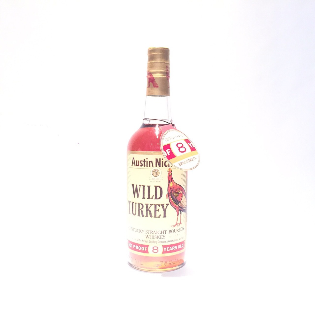 ユウカ古酒WILD TURKEY 8 Years Old 金キャップ ワイルドターキー - 【貴重】ワイルドターキー 8年 750ml 101