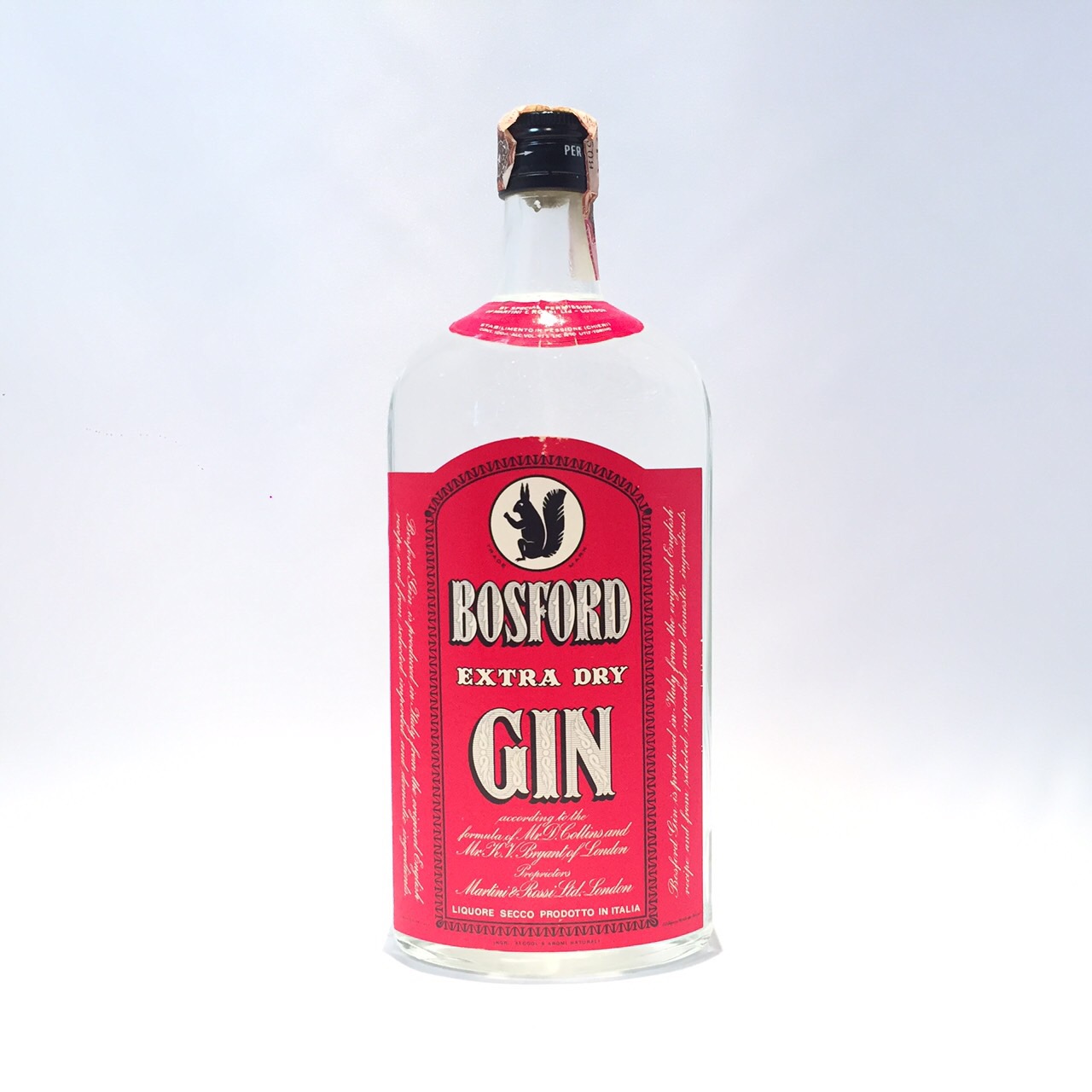 ボスフォード エクストラ ドライ ジンマルティーニ＆ロッシ社BOSFORDEXTRA DRY GINMARTINI ROSSI100cl / 43%｜WHISKY SHOP