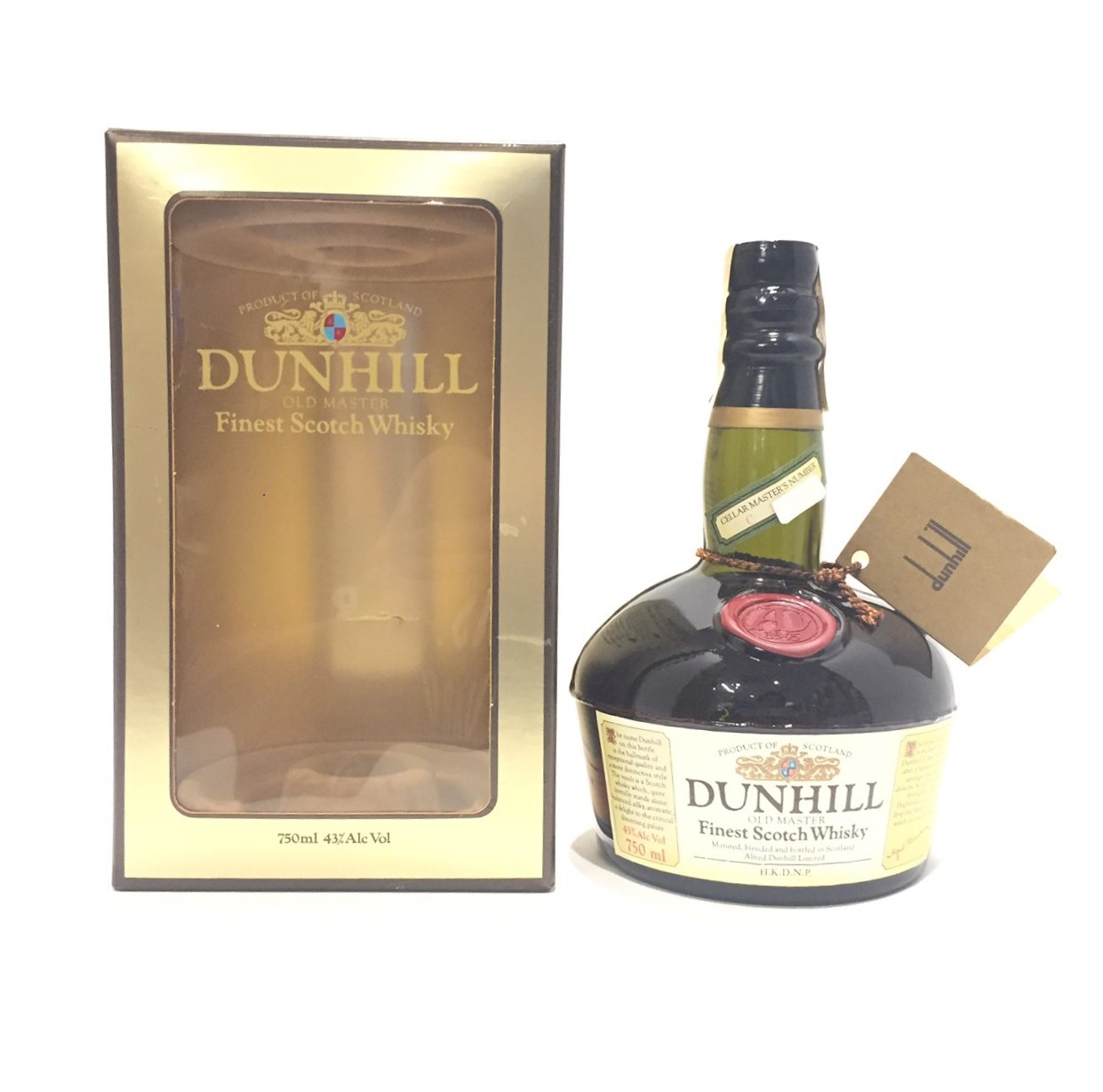 Dunhill スコッチウイスキー 750ml 43%未開封 送料込 dunhill (ダンヒル) スコッチウィスキー OLD MASTER 750ml 未