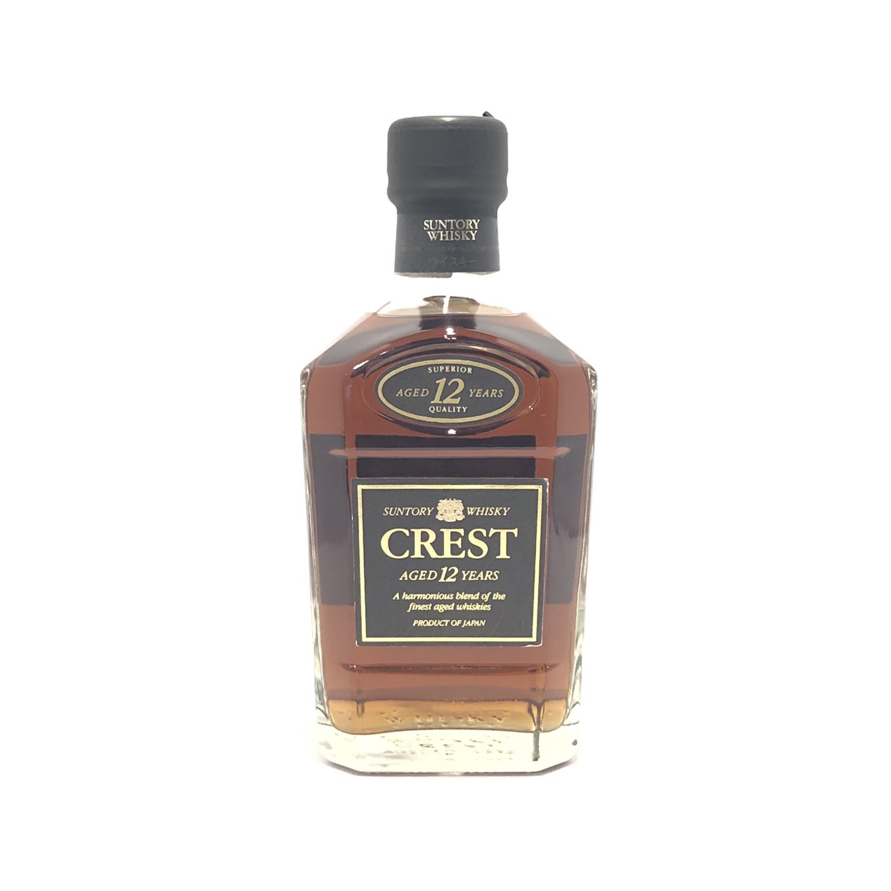 新品　CREST 12年 ウイスキー 丸型ボトル　600ml ２本セット compass1718074419.jpg
