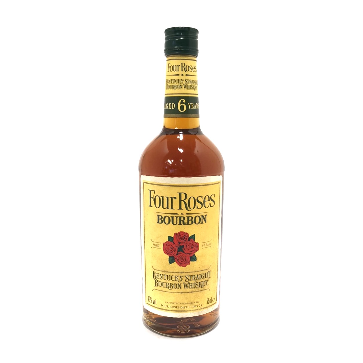 楽天市場】フォアローゼスFOUR ROSESBOURBON43°GL / 750ml : WHISKY SHOP