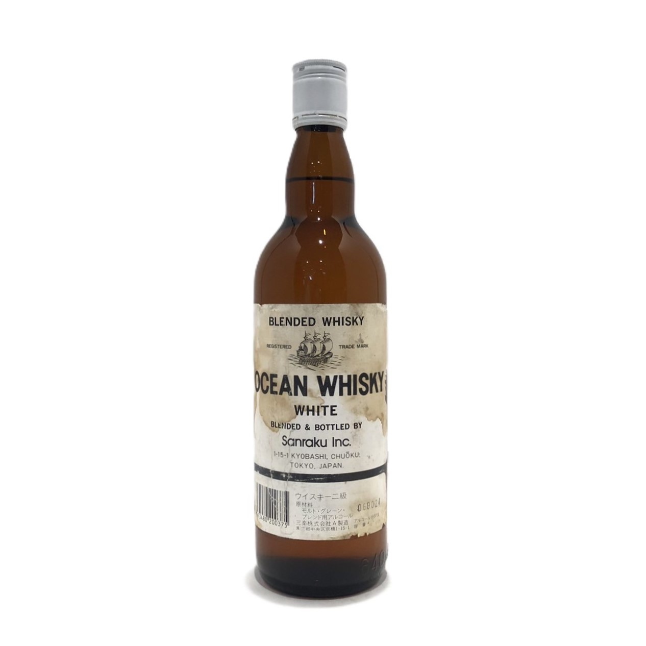未開栓　BLACK OCEAN 三楽オーシャン　メルシャン　720ml 40度 楽天市場】1級三楽 ブラック オーシャンウィスキー SANRAKU