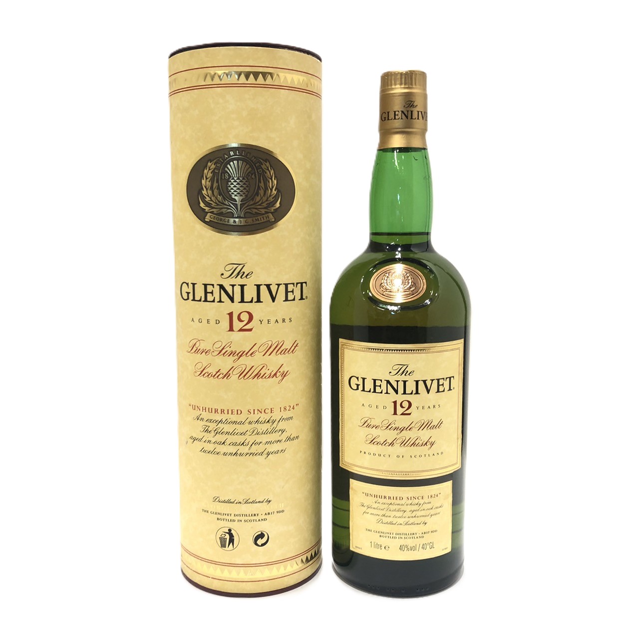 楽天市場】グレンリヴェット 12年 700ml 40度 旧ボトル 正規品