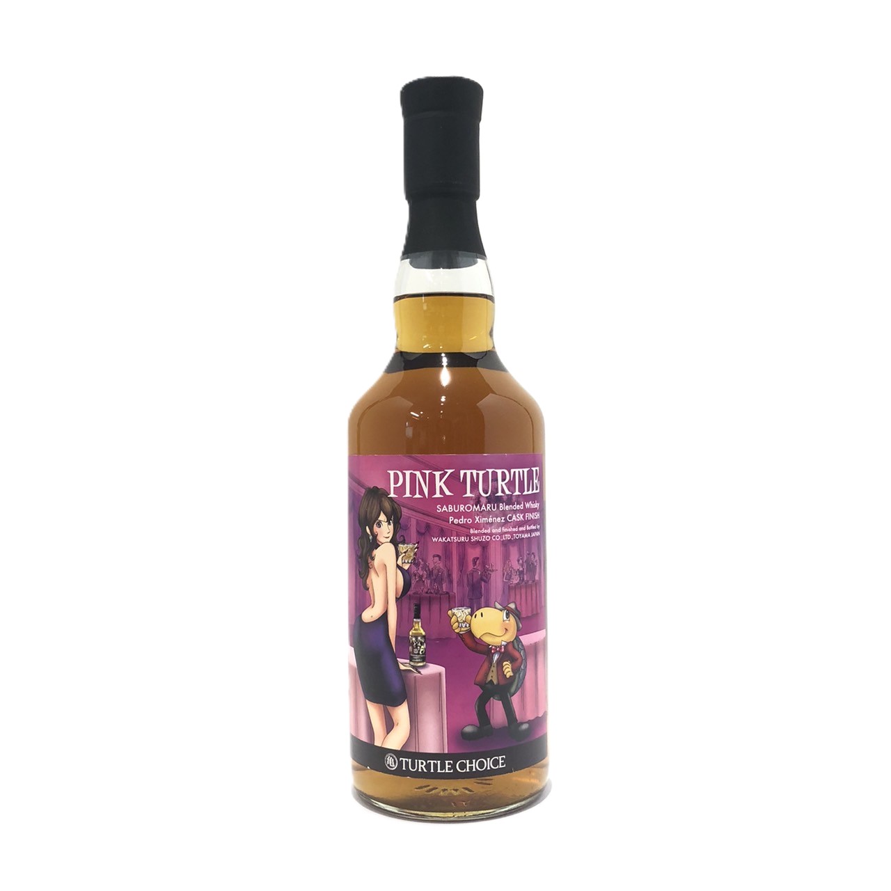 ピンクタートルサブローマル ウィスキー三郎丸蒸溜所PINK TURTLESABUROMARU Blended Whisky55％ ／ 700ml｜WHISKY SHOP