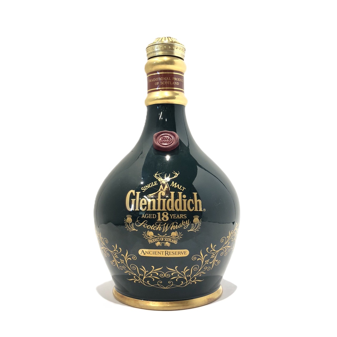 グレンフィディックglenfiddich18年　青陶器　　未開栓古酒 グレンフィディックglenfiddich18年 青陶器 未開栓古酒 グレン