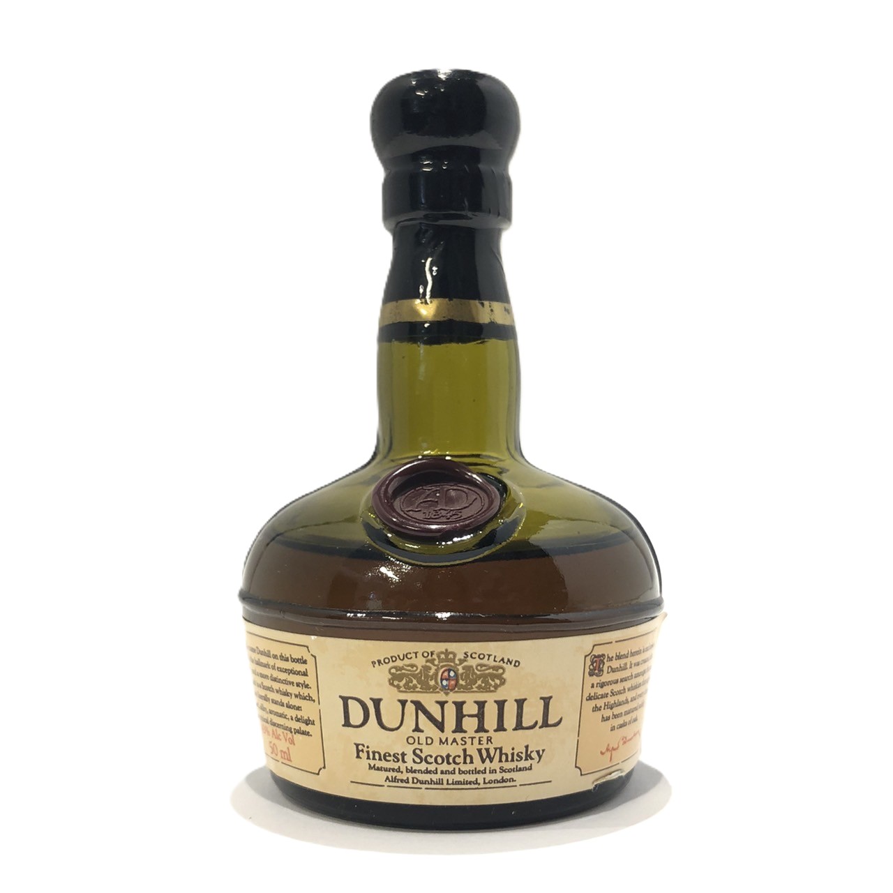 ❤️本日限り❤️dunhillウイスキー他 楽天市場】□希少・終売品□ ダンヒル オールドマスター 750ml
